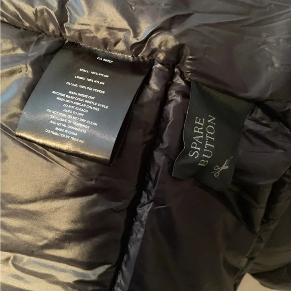 Toboggan Canada Mia Puffer Belted Coat with Removable Hood Black Size XL NWT - Picture 9 of 16